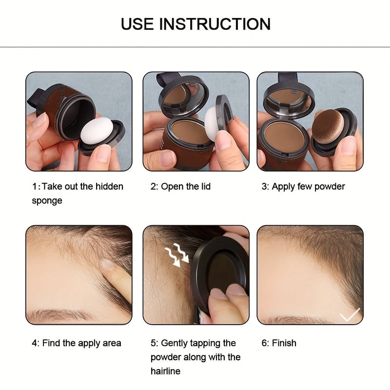 Hair Line Powder Black