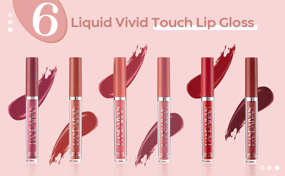 Velvet Matte Liquid Lipstick Set 6 Pcs Pack of 2 ( Buy 1Get1 Free)