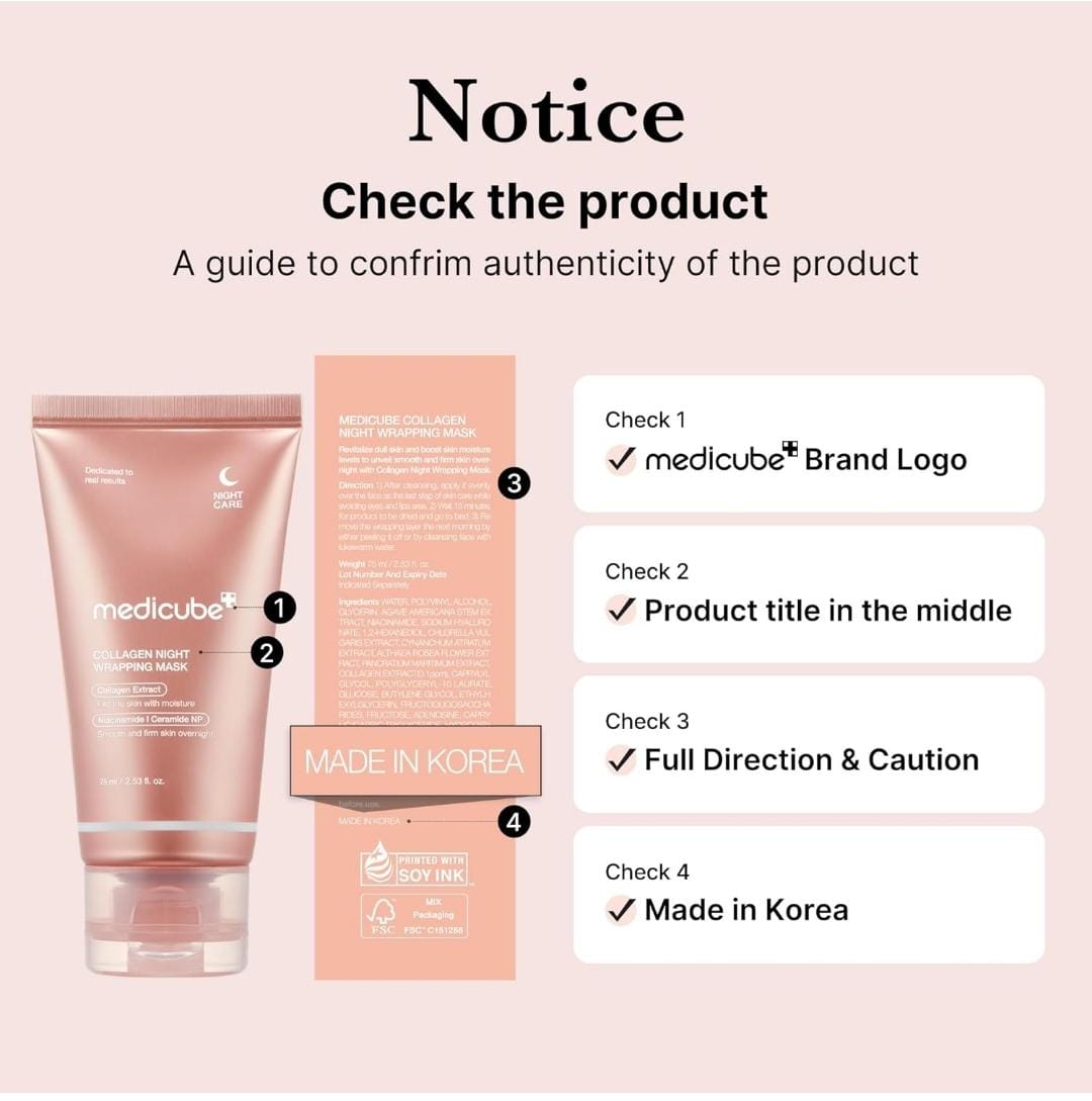 100% ORIGINAL Korean Collagen Overnight Peel-Off Mask | Buy 1 Get 1 FREE🔥