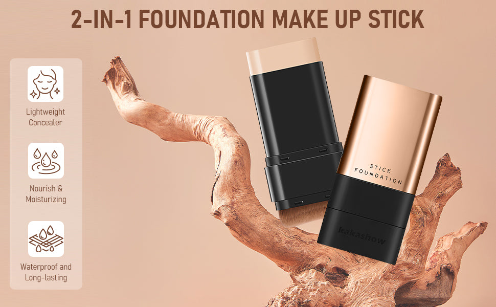 Korean 2 in 1 Glass Skin Foundation Stick (Imported Skincare)