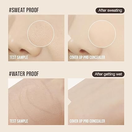 T FIT Cover Up All Pro Concealer | 3 in 1 concealer palette Full coverage | Hides Blemishes, Flaws & Dark circle | Long-lasting.