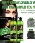 URBANMAC Fruit Vinegar Gel Hair Color Natural Hair Color Dye for Black Hair Dye (Buy 1 Get 1 Free) 500*2