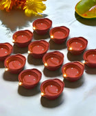 LED Light Water Sensor Diyas (Pack of 12  Pieces)