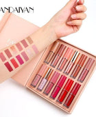 Velvet Matte Liquid Lipstick Set 12Pcs