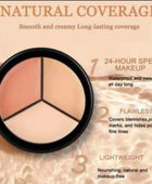 T FIT Cover Up All Pro Concealer | 3 in 1 concealer palette Full coverage | Hides Blemishes, Flaws & Dark circle | Long-lasting.