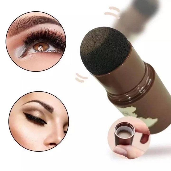 Professional Beauty Natural Hairline Powder, Hair Shading Sponge Pen, Hairline Shadow Powder Stick, Quick Root Touch-Up, Eyebrow Stamp