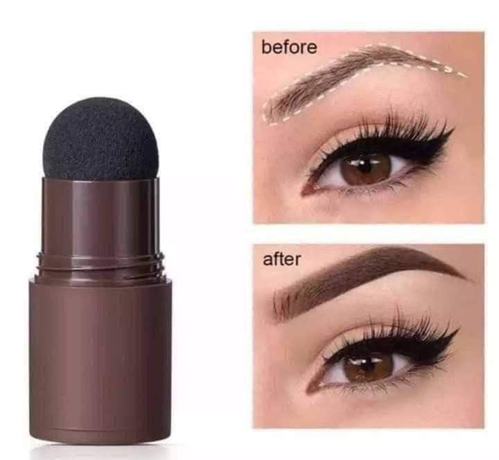 Professional Beauty Natural Hairline Powder, Hair Shading Sponge Pen, Hairline Shadow Powder Stick, Quick Root Touch-Up, Eyebrow Stamp