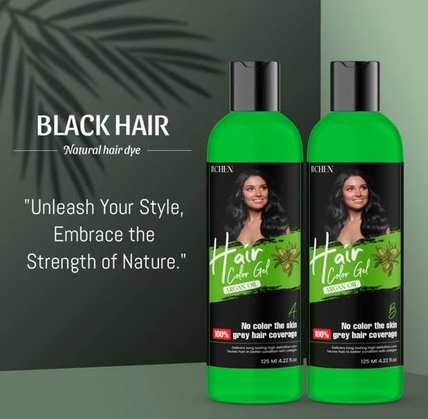 URBANMAC Fruit Vinegar Gel Hair Color Natural Hair Color Dye for Black Hair Dye (Buy 1 Get 1 Free) 500*2