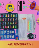 NAIL ART 7 IN 1 SUPER COMBO WITH 60% OFF