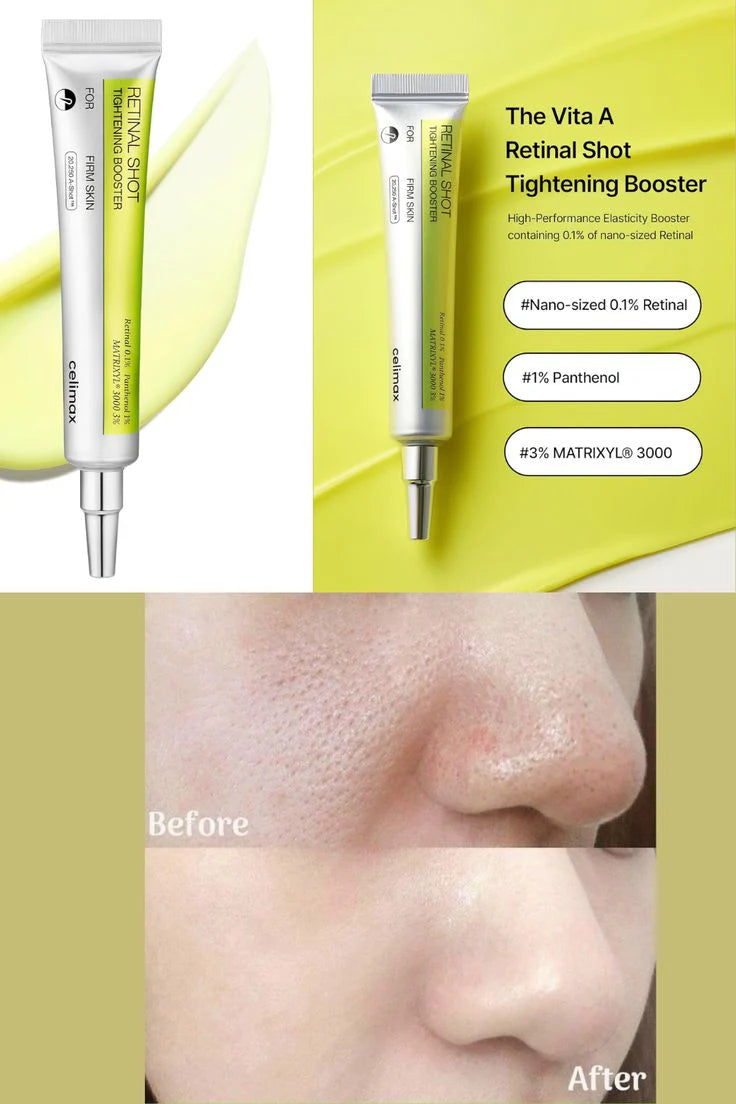 BUY 1 GET 1 FREE Celimax The Vita-A Retinal Shot with 0.1% Retinal, Matrixyl & Niacinamide for Wrinkles & Glow